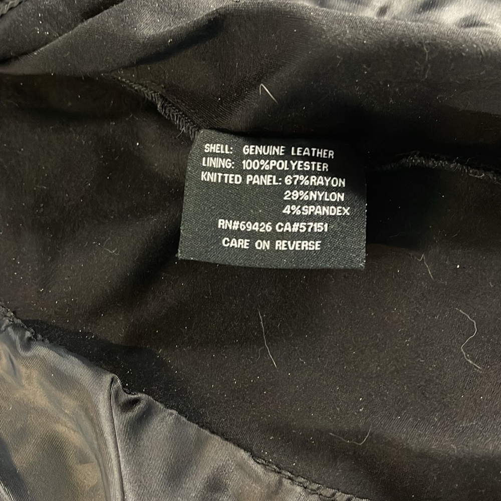 Wilson Leather Motorcycle Style Jacket Size Small - Picture 10 of 11